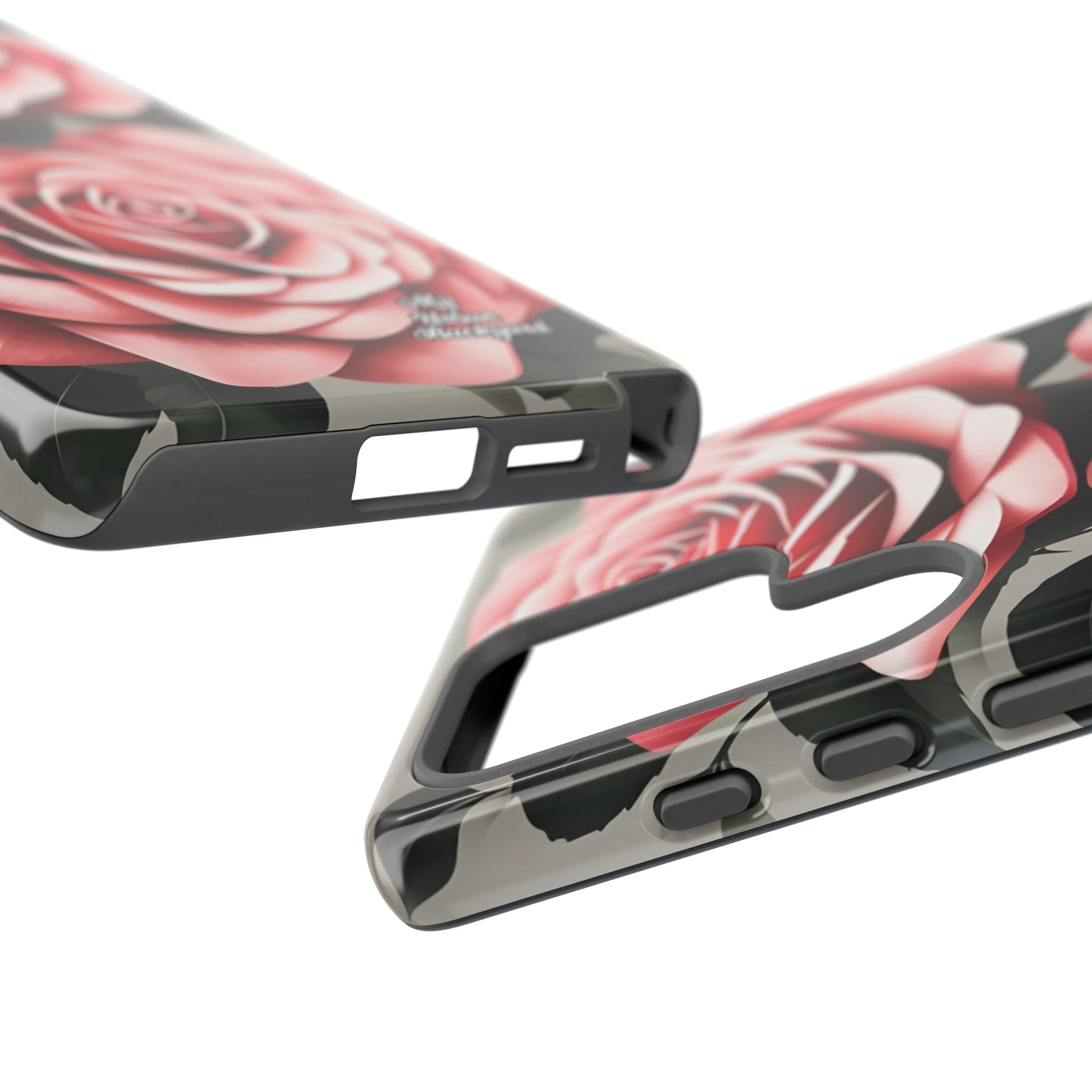 Pink Rose Flowers, Cell Phone Case - Apple, Samsung or Google Pixel