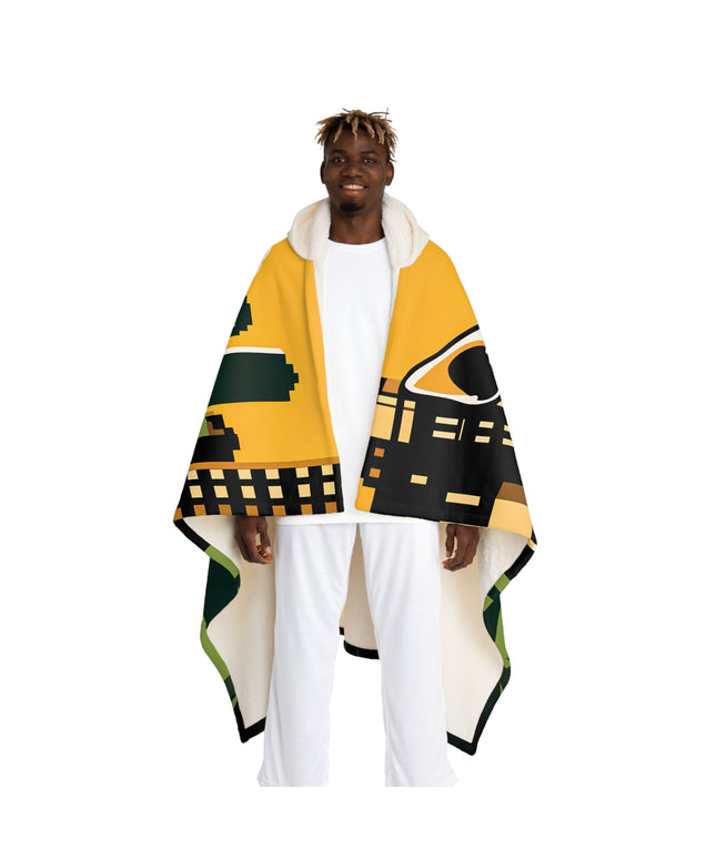 Urban Chihuahua, Cozy Hooded Sherpa Fleece Blanket