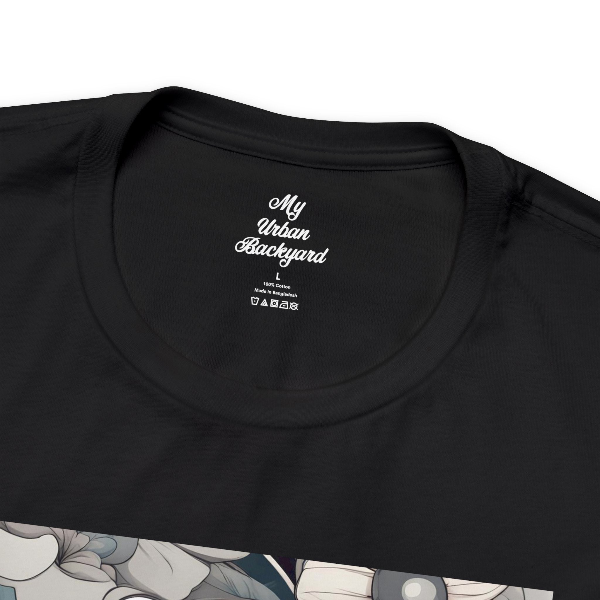 Rocco Pawsley, Raccoon T-Shirt, Soft 100% Cotton, Short Sleeve, Classic Fit - Unisex