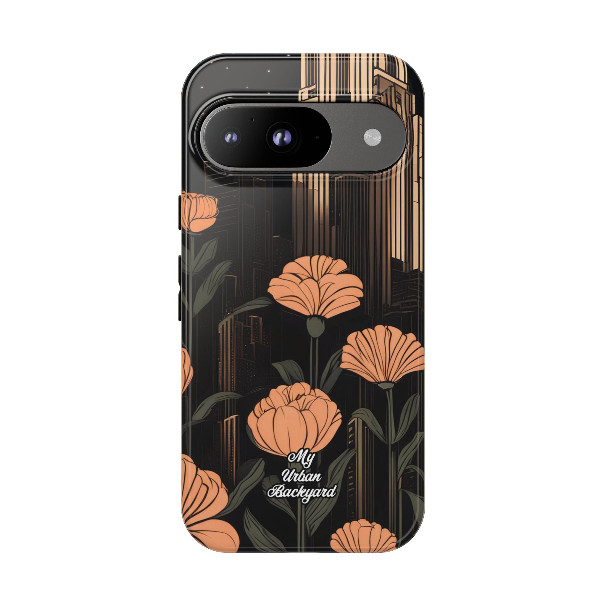 Urban Evening with Flowers, Cell Phone Case