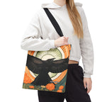 Flying Crow Tote Bag with Cotton Handles For Everyday Use, 3 Sizes