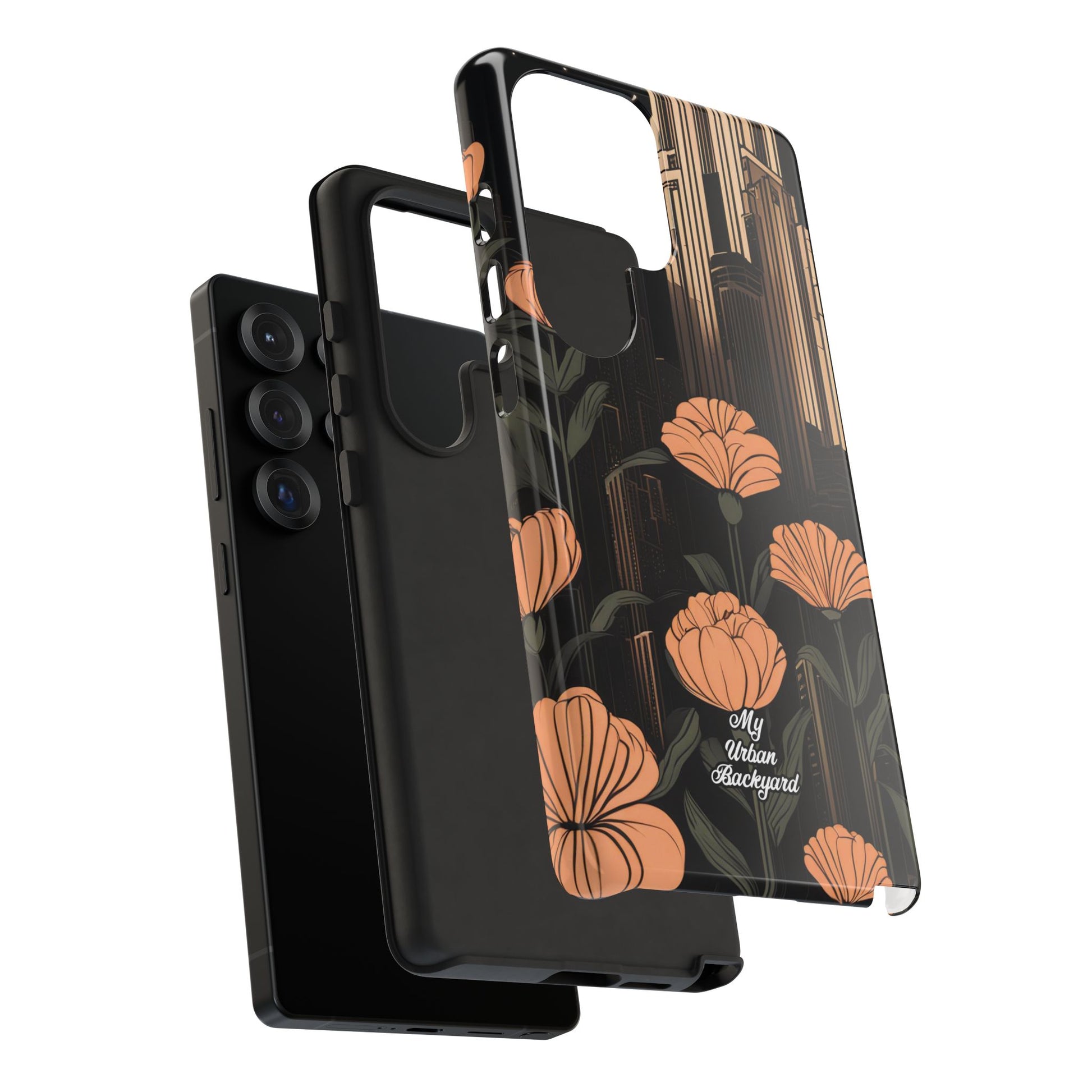 Urban Evening with Flowers, Cell Phone Case - Apple iPhone, Samsung Galaxy, Google Pixel