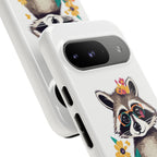 Raccoon with Glasses, Cell Phone Case - Apple, Samsung or Google Pixel