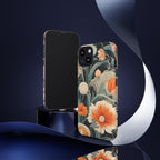 Orange and White Flowers, Cell Phone Case - Apple, Samsung, Google Pixel