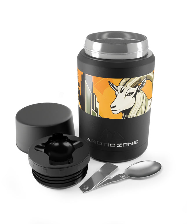 Urban Goat, Reusable Insulated Food Storage Container with Spoon – 16.9oz