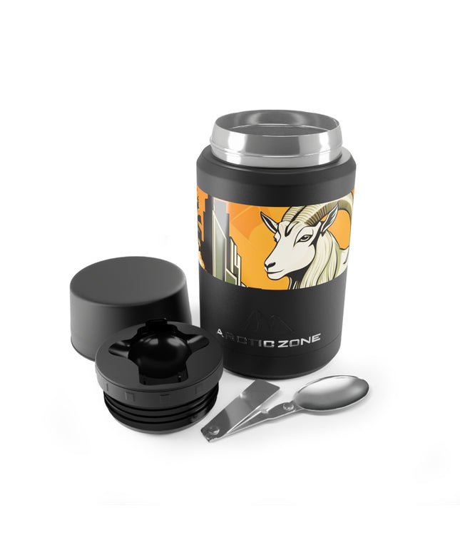 Urban Goat, Reusable Insulated Food Storage Container with Spoon – 16.9oz