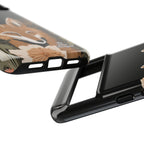 Art Deco Coyote with Flower, Cell Phone Case - Apple, Samsung, Google Pixel