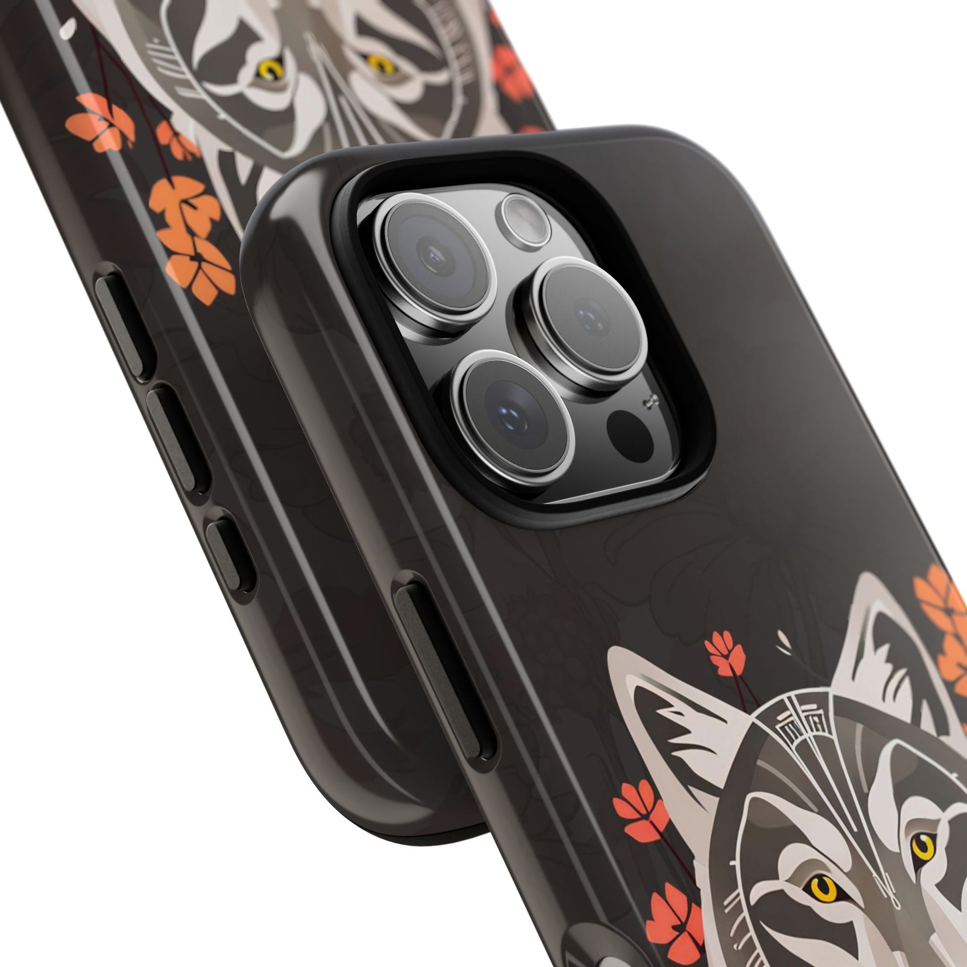 Art Deco Wolf, Cell Phone Case - Apple, Samsung, Google Pixel