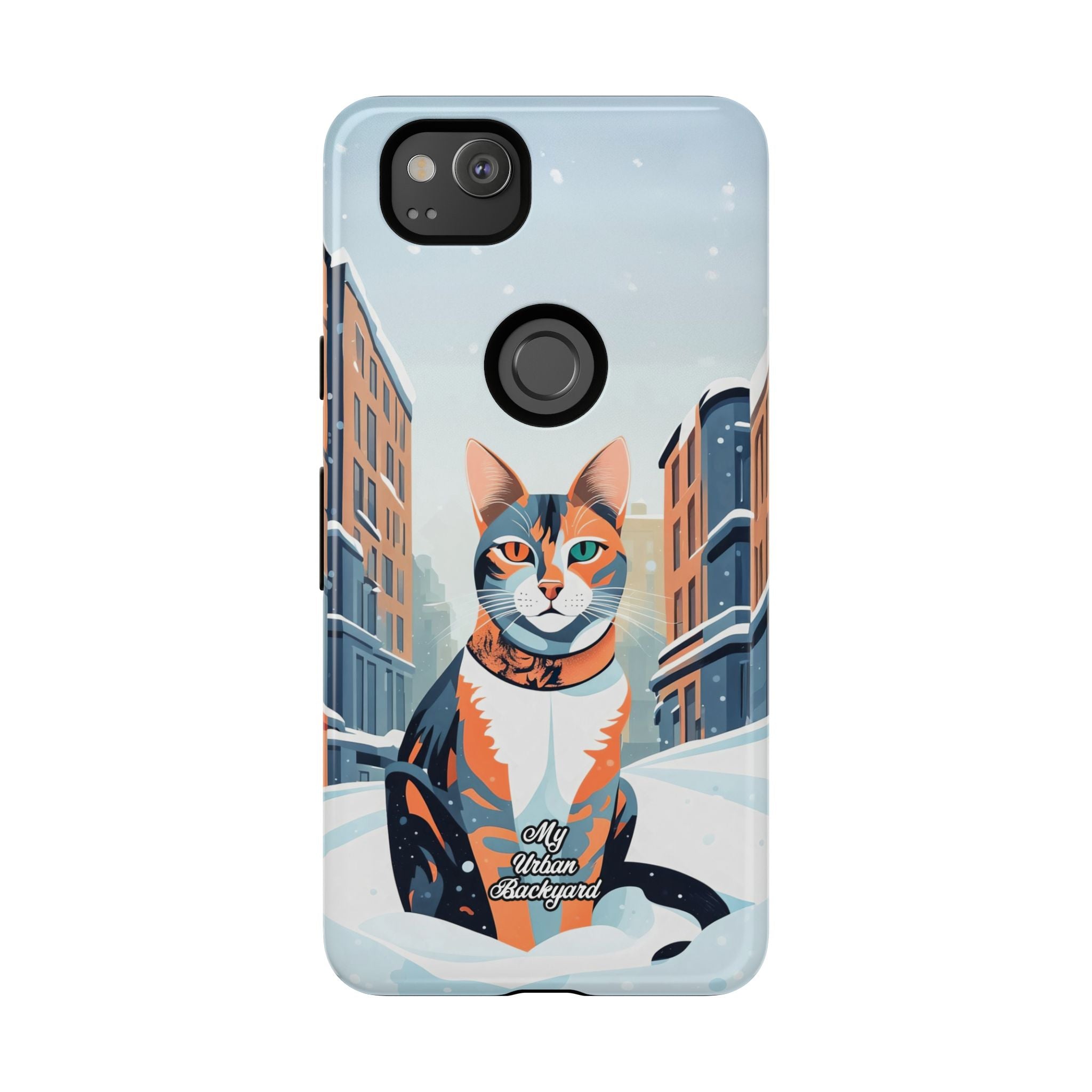 Claws Pawson in the Snow, Cell Phone Case - Apple, Samsung, Google Pixel