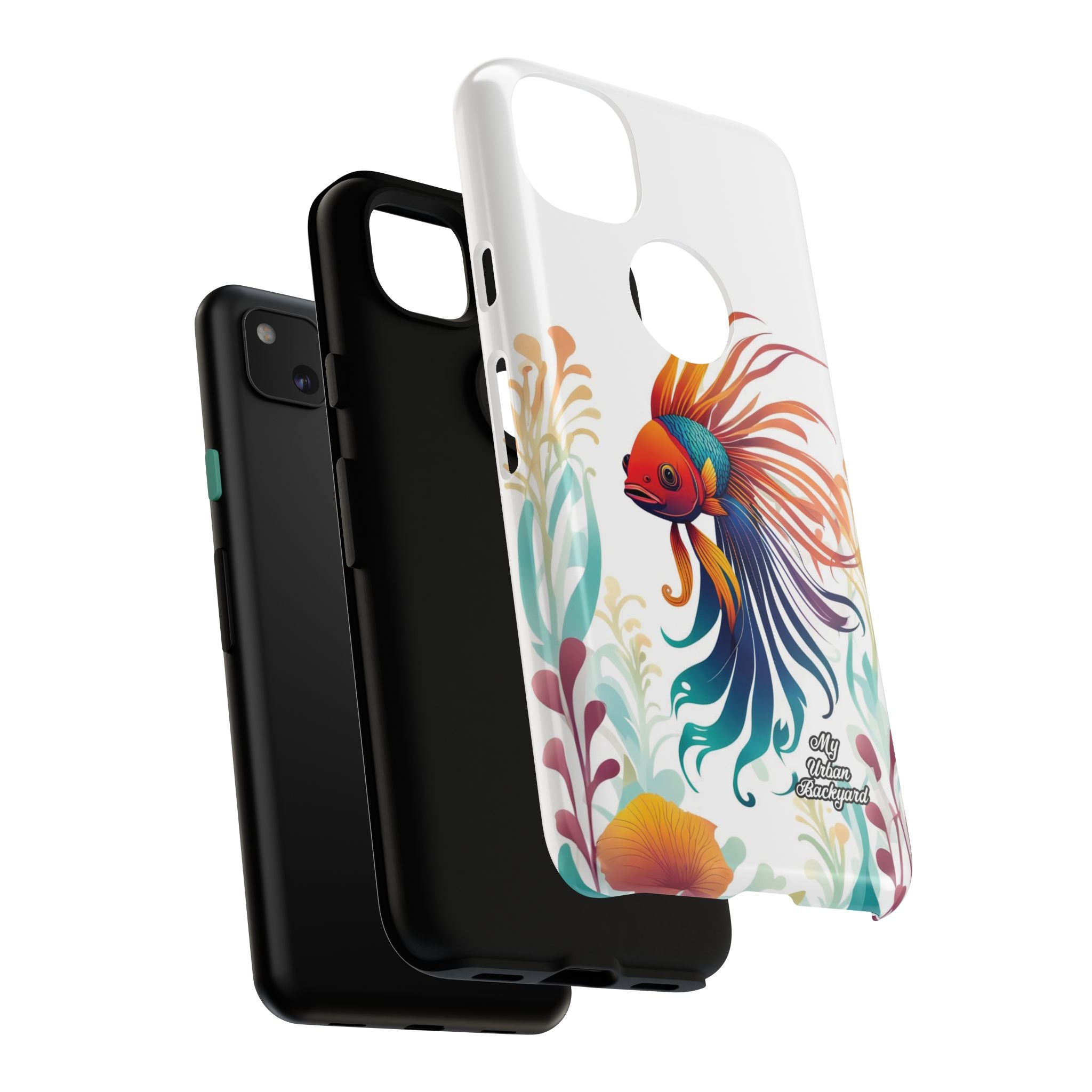 Colorful Betta Fish, Cell Phone Case - Apple, Samsung or Google Pixel