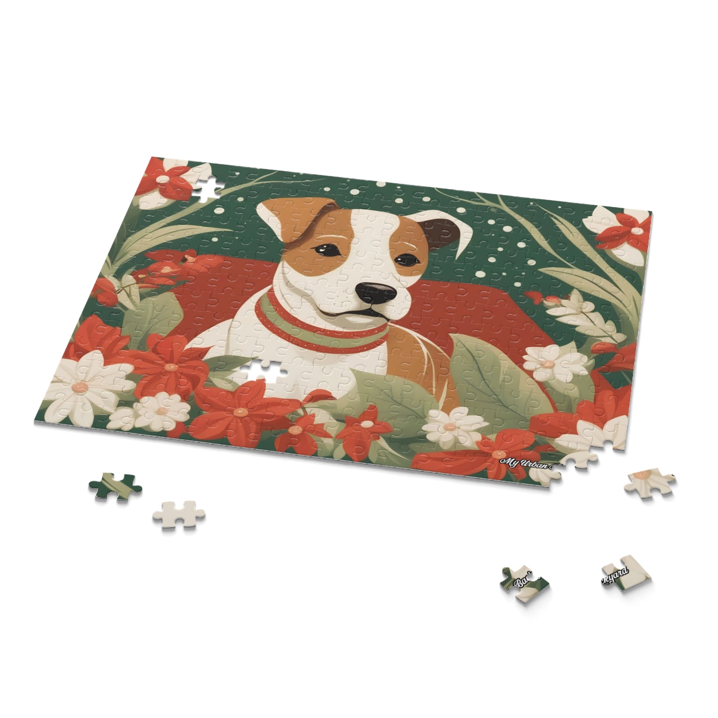 Holiday Puppy, Jigsaw Puzzle, (120, 252, or 500-Piece)