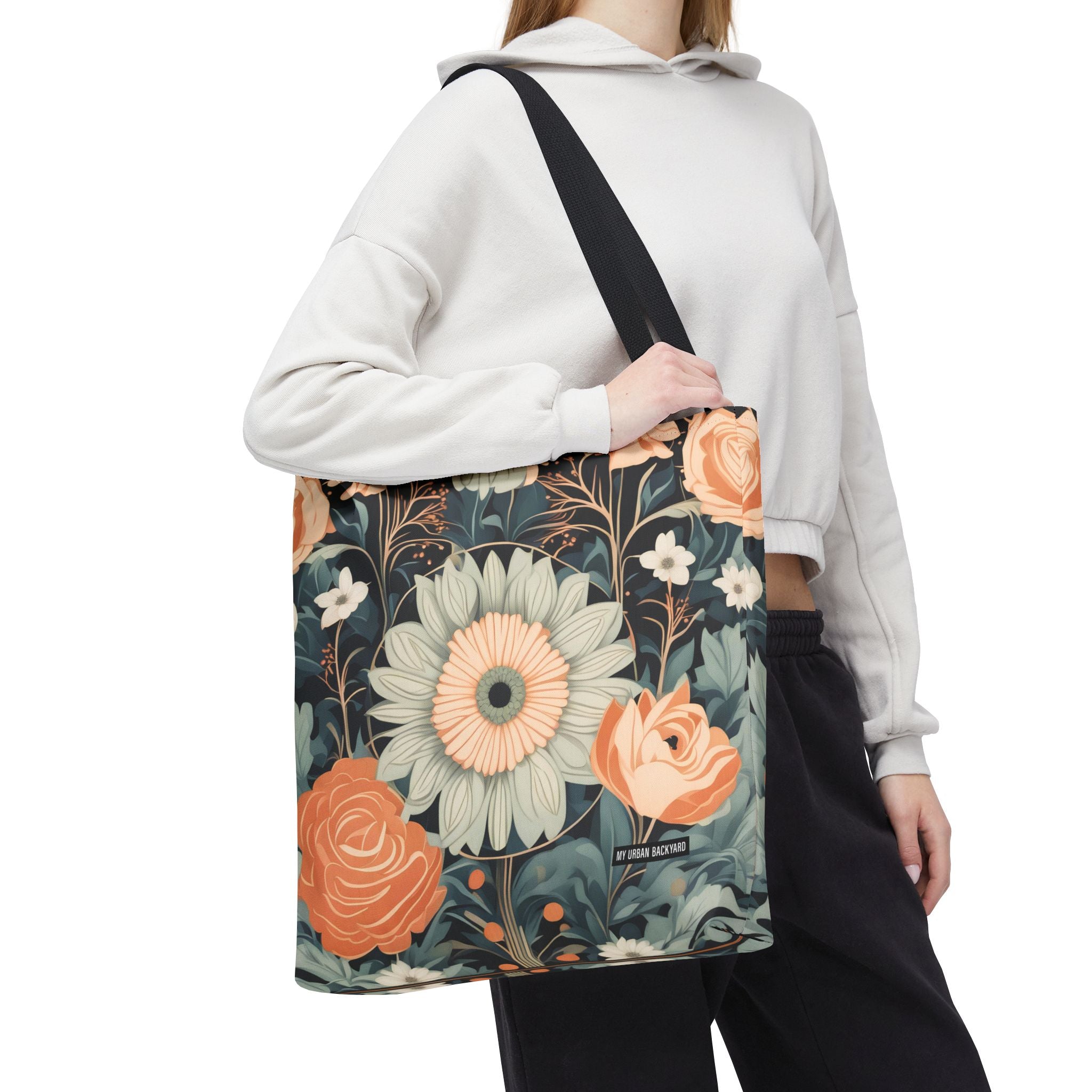 Wildflowers, Everyday Tote Bag w Cotton Handles