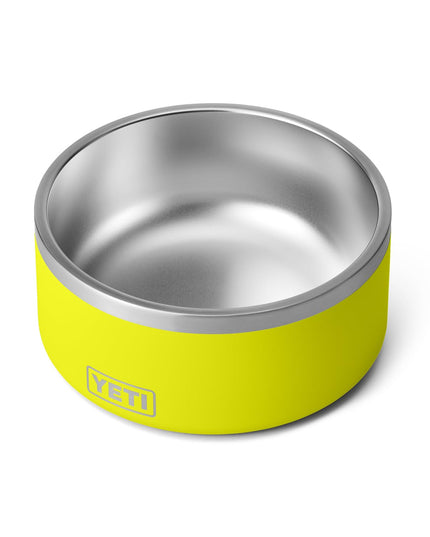 YETI Boomer 8, Stainless Steel, Non-Slip Dog Bowl, Holds 64 Ounces, Firefly Yellow