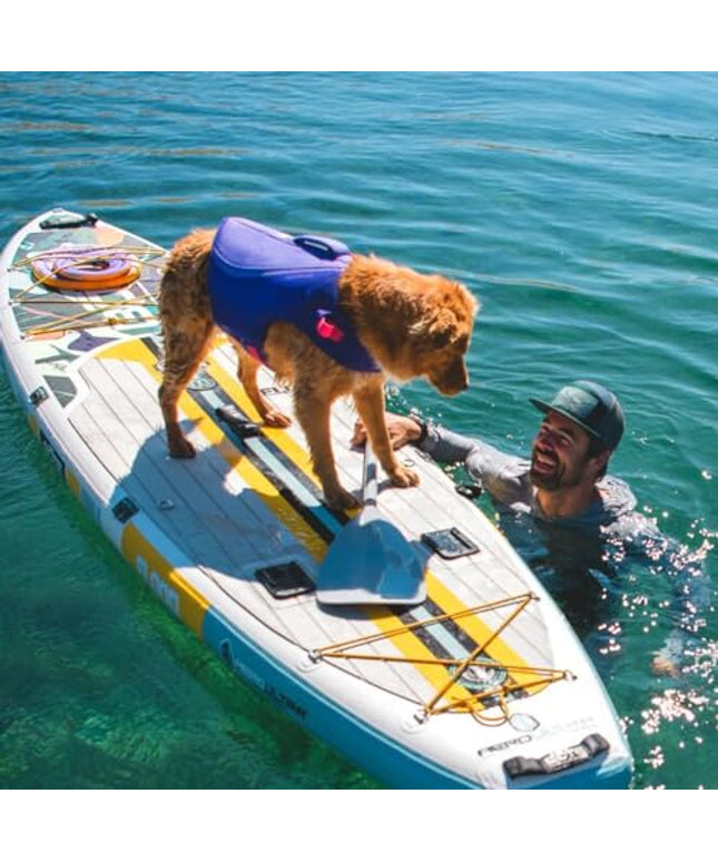 Ruffwear, Float Coat, Dog Life Jacket, Swimming Safety Vest with Handle, Deep Blue, X-Large