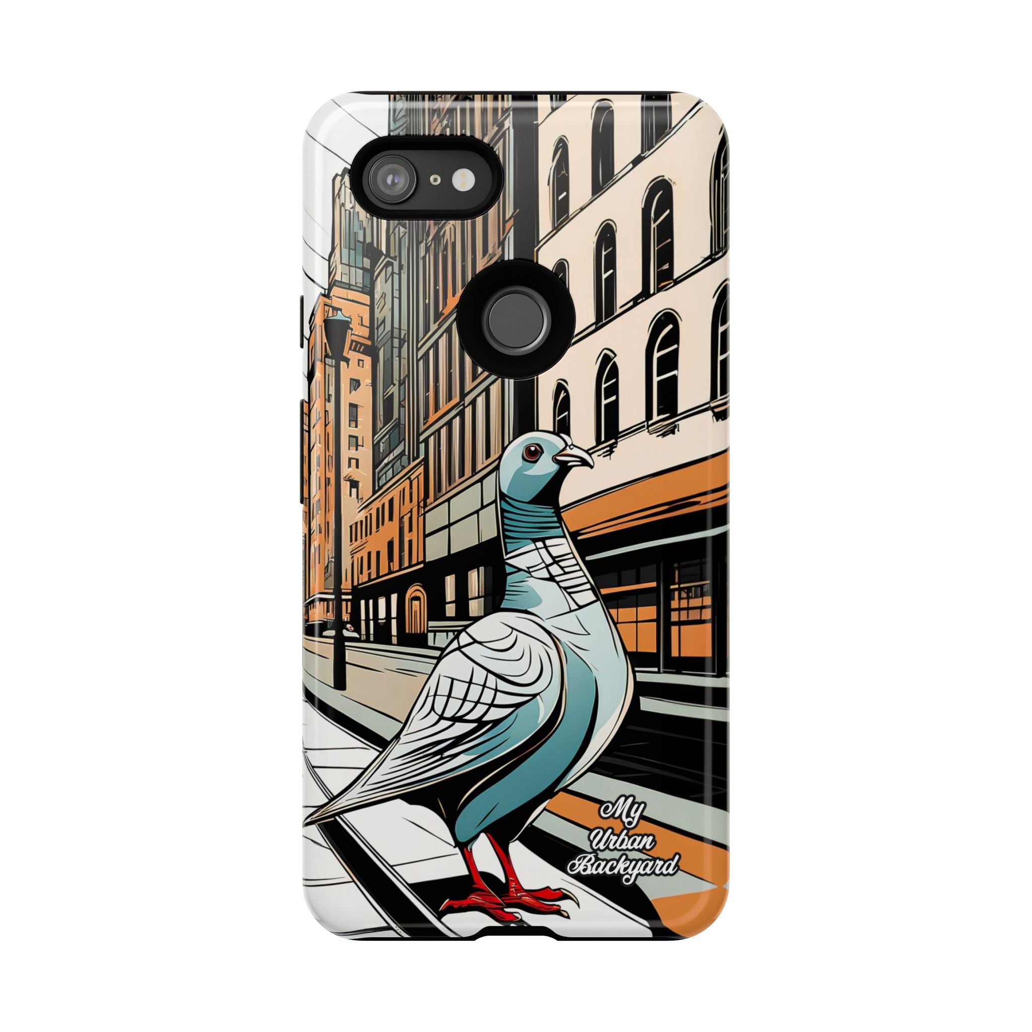 Pigeon on a City Street, Cell Phone Case - Apple, Samsung, Google Pixel