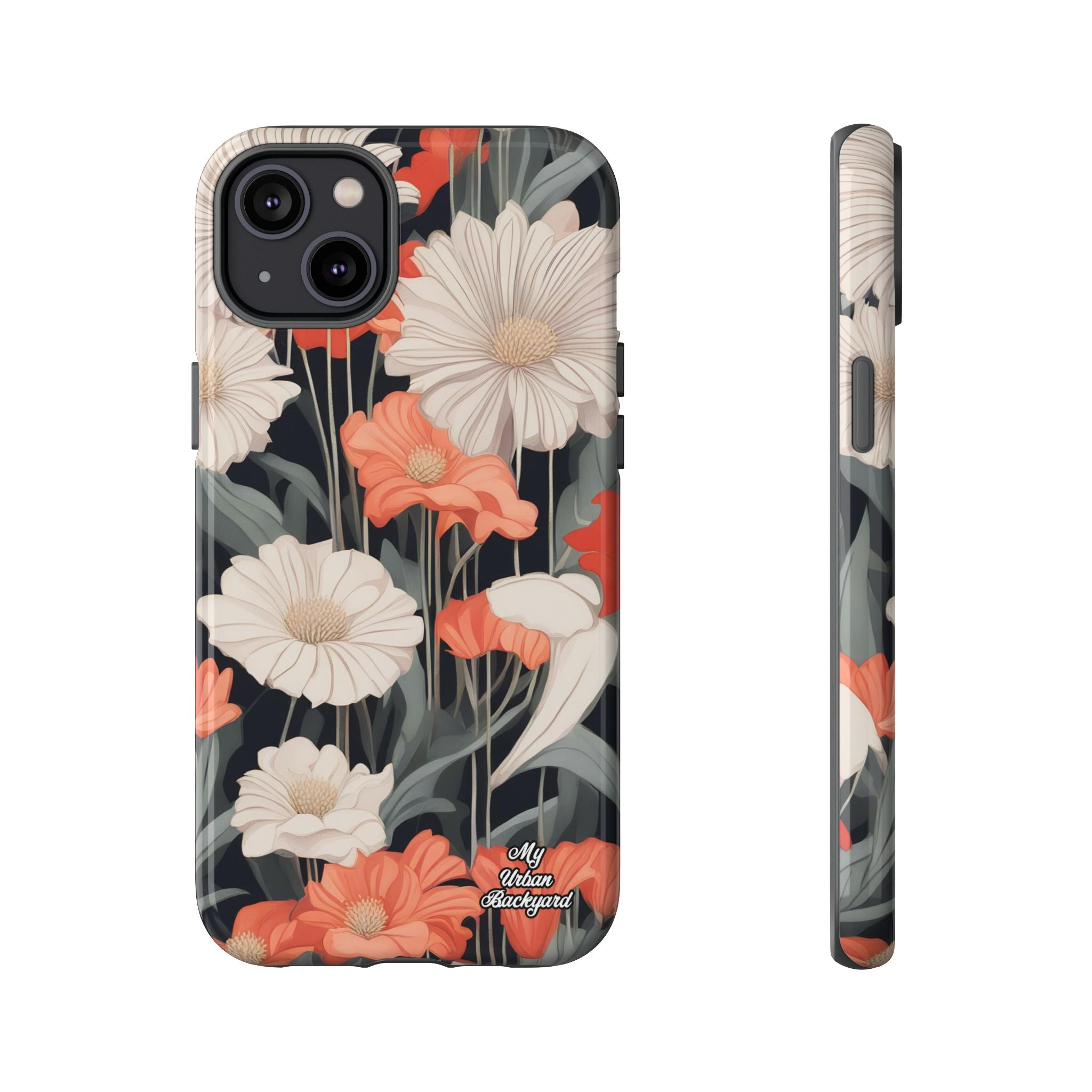 Art Deco Flowers, Cell Phone Case - Apple, Samsung, Google Pixel
