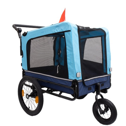 Heavy Duty Foldable Pet Stroller, Dog Carrier, Bicycle Trailer