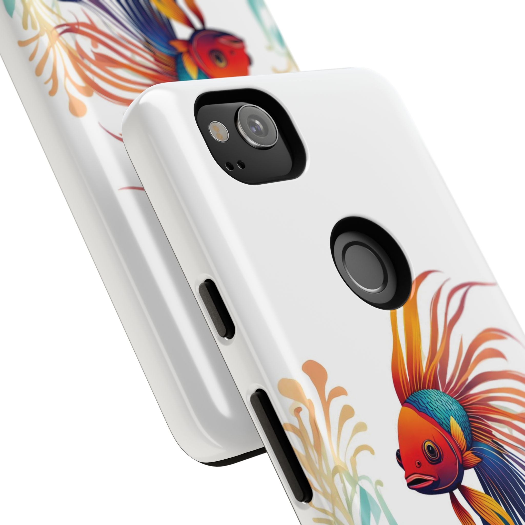 Colorful Betta Fish, Cell Phone Case - Apple, Samsung or Google Pixel