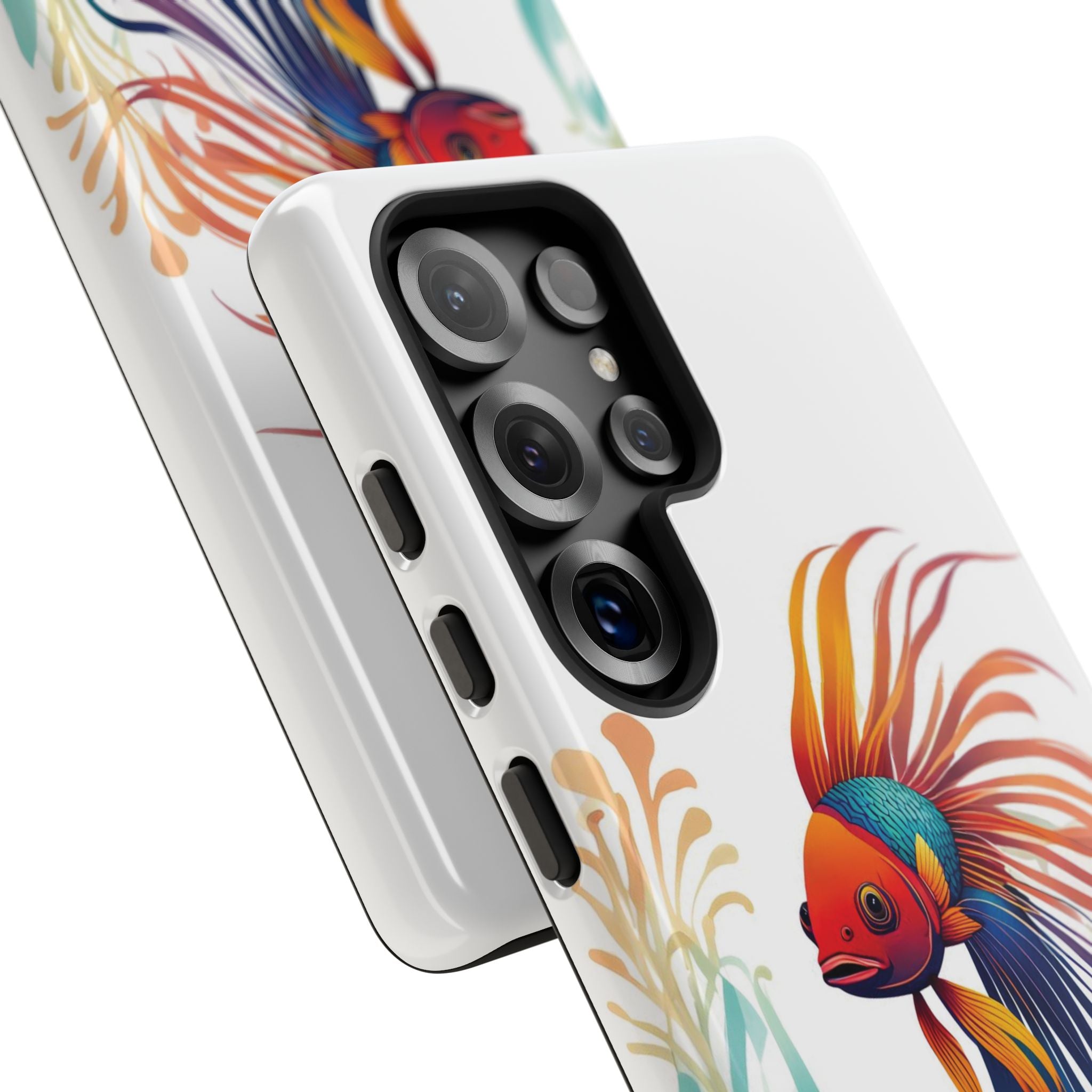 Colorful Betta Fish, Cell Phone Case - Apple, Samsung or Google Pixel