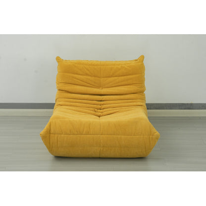 Memory Foam Chair Lounger for Home, office, Apartment or Gaming Venue, Yellow