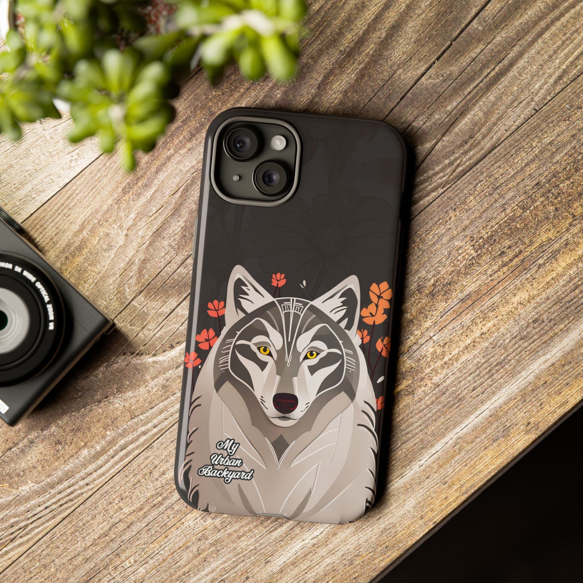 Art Deco Wolf, Cell Phone Case - Apple, Samsung, Google Pixel