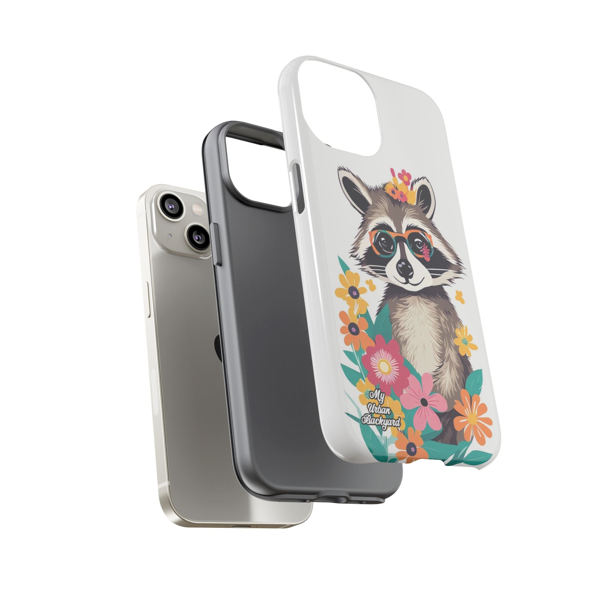 Raccoon with Glasses, Cell Phone Case - Apple, Samsung or Google Pixel