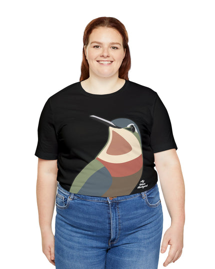 Hummingbird Duko, Soft 100% Jersey Cotton T-Shirt, Unisex, Short Sleeve, Retail Fit