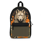 Wolf with Flowers, Backpack