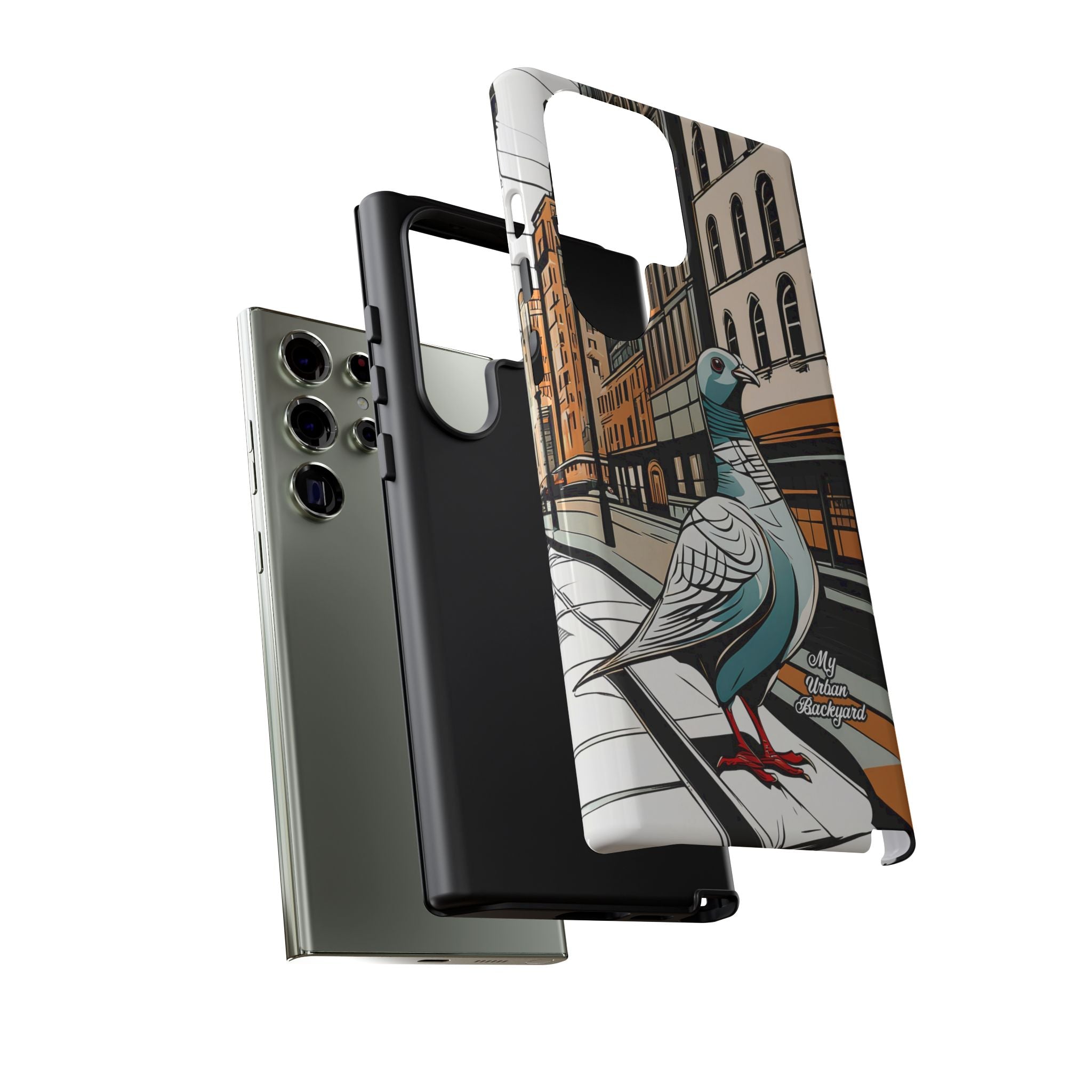 Pigeon on a City Street, Cell Phone Case - Apple, Samsung, Google Pixel