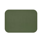 Moss Green Memory Foam Bath Mat — Soft Absorbent Bathroom Rug, 2 sizes