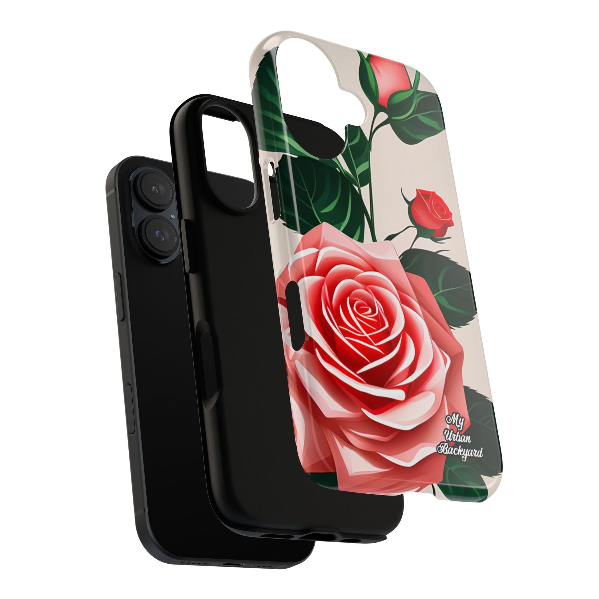 Pink Rose Flowers, Cell Phone Case - Apple, Samsung, Google Pixel