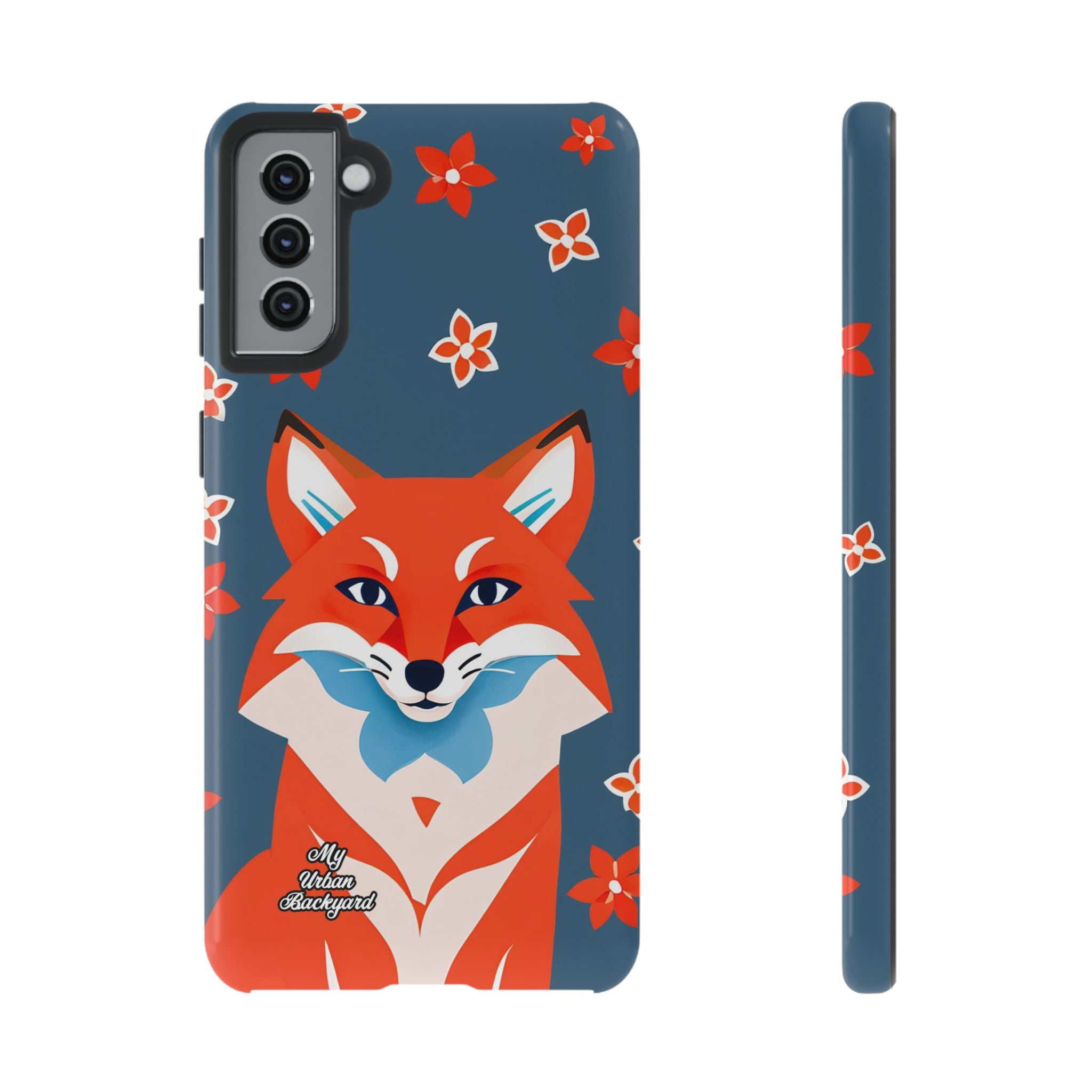 Fox with Flowers, Cell Phone Case - Apple, Samsung, Google Pixel