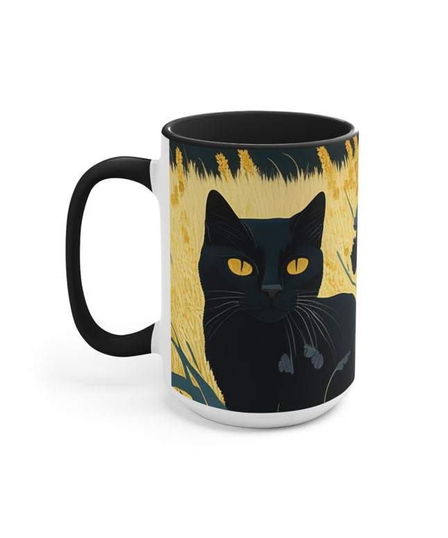 Bella Moonpaw, Cat Ceramic Mug - Perfect for Coffee, Tea, and More!