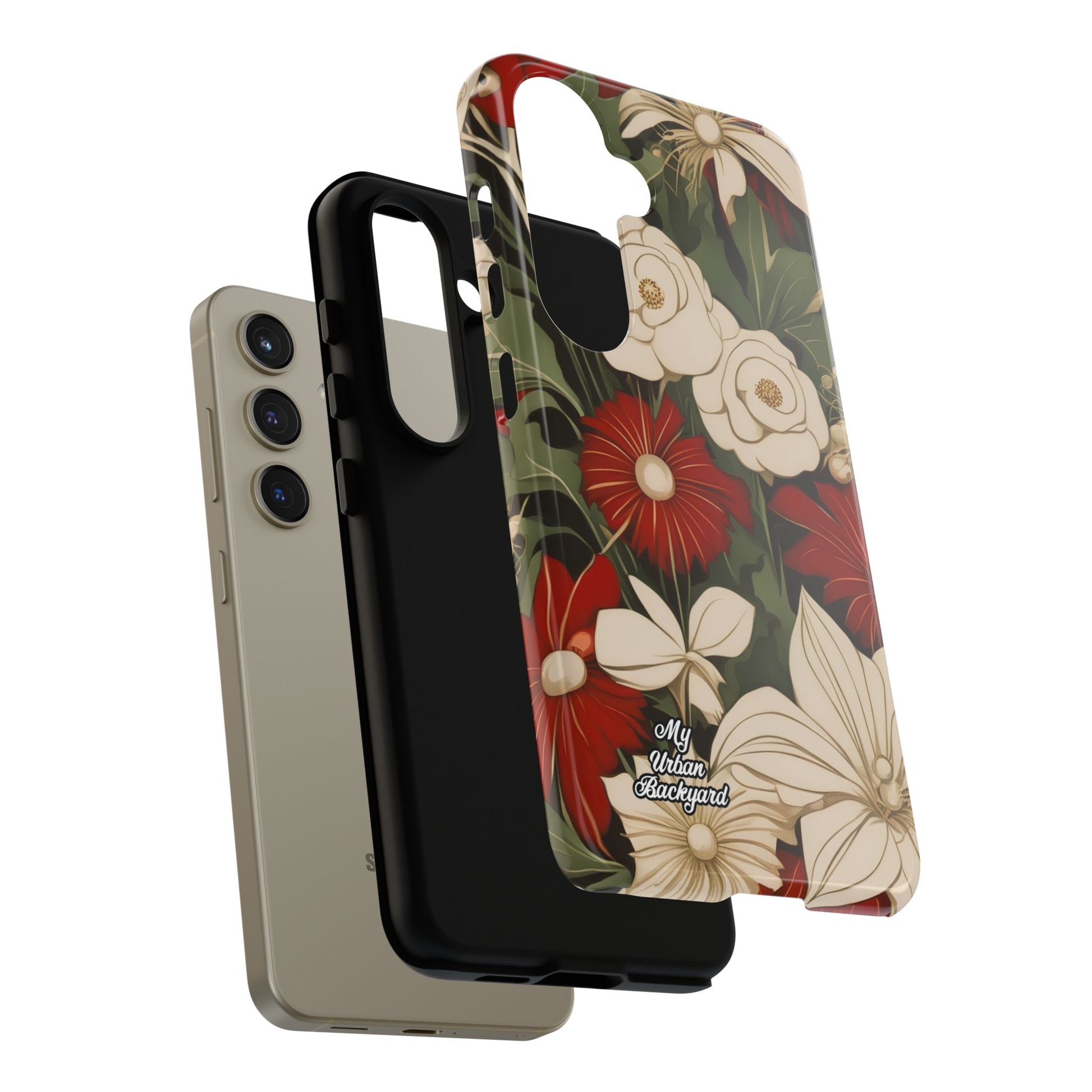 Holiday Flowers, Cell Phone Case - Apple, Samsung, Google Pixel