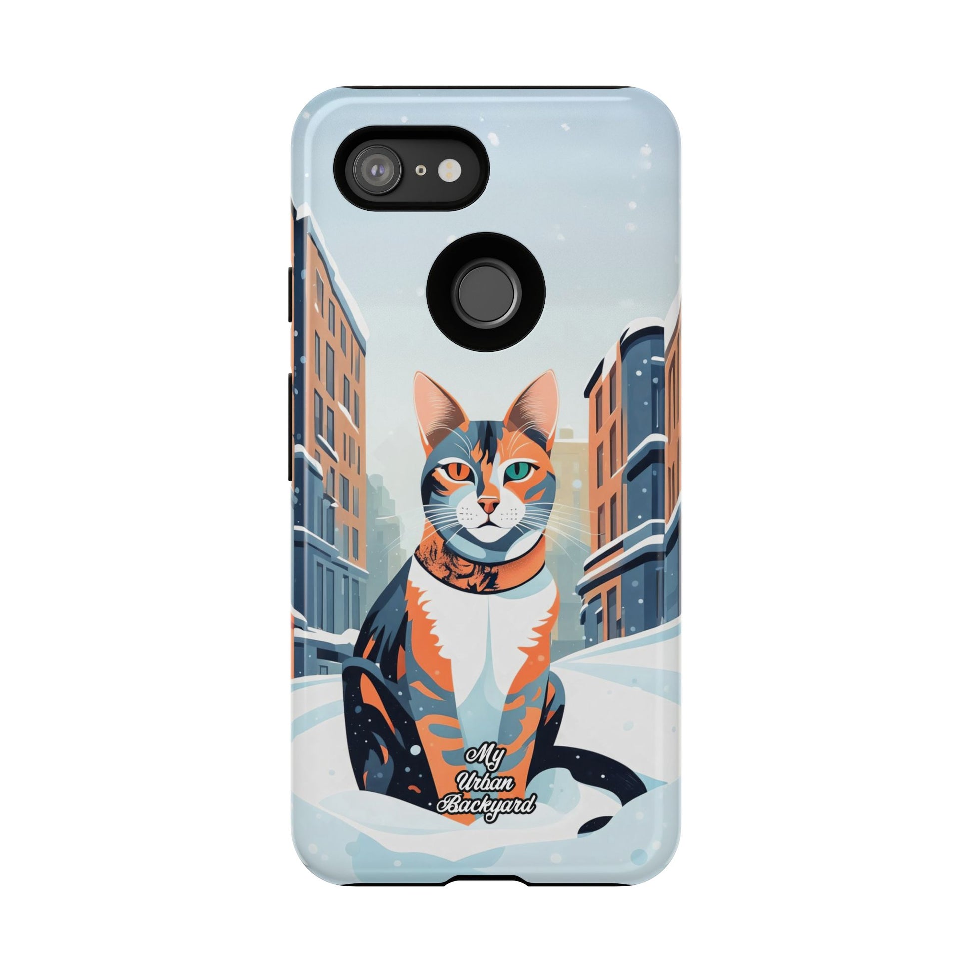 Claws Pawson in the Snow, Cell Phone Case - Apple, Samsung, Google Pixel