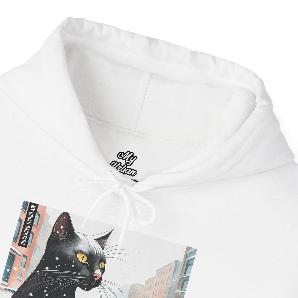 Whisker Wonderland Cat Hoodie, Cozy Graphic Sweatshirt for Cat Lovers, Perfect Gift for Pet Owners, Casual Wear, Unique Art Apparel