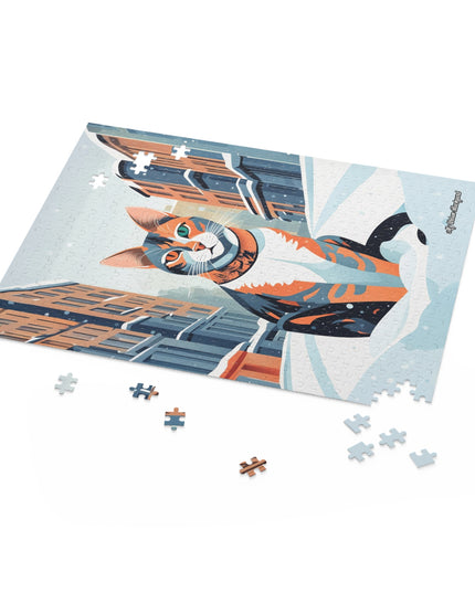 Claws Pawson, Cat Jigsaw Puzzle, (120, 252, or 500-Piece)