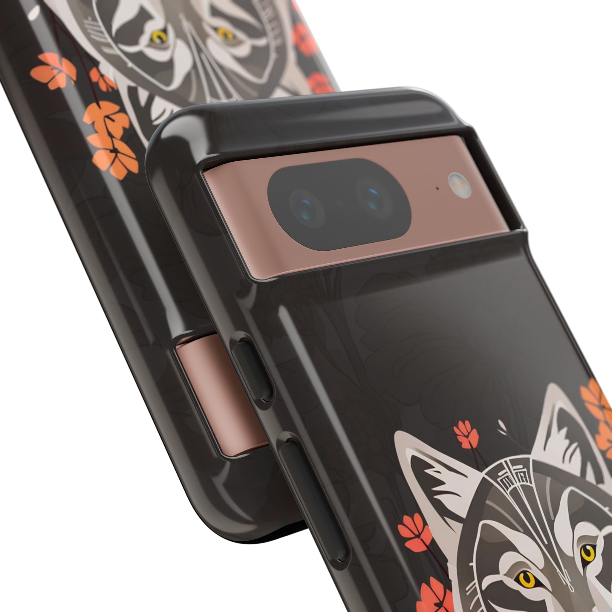 Art Deco Wolf, Cell Phone Case - Apple, Samsung, Google Pixel