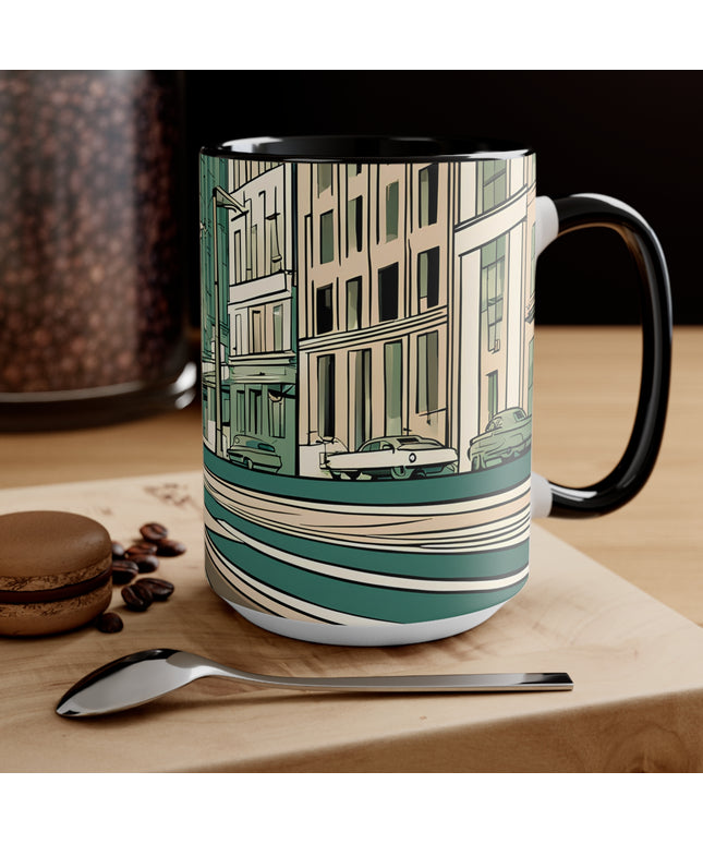 Little Urban Bird, Ceramic Mug - Perfect for Coffee, Tea, and More!