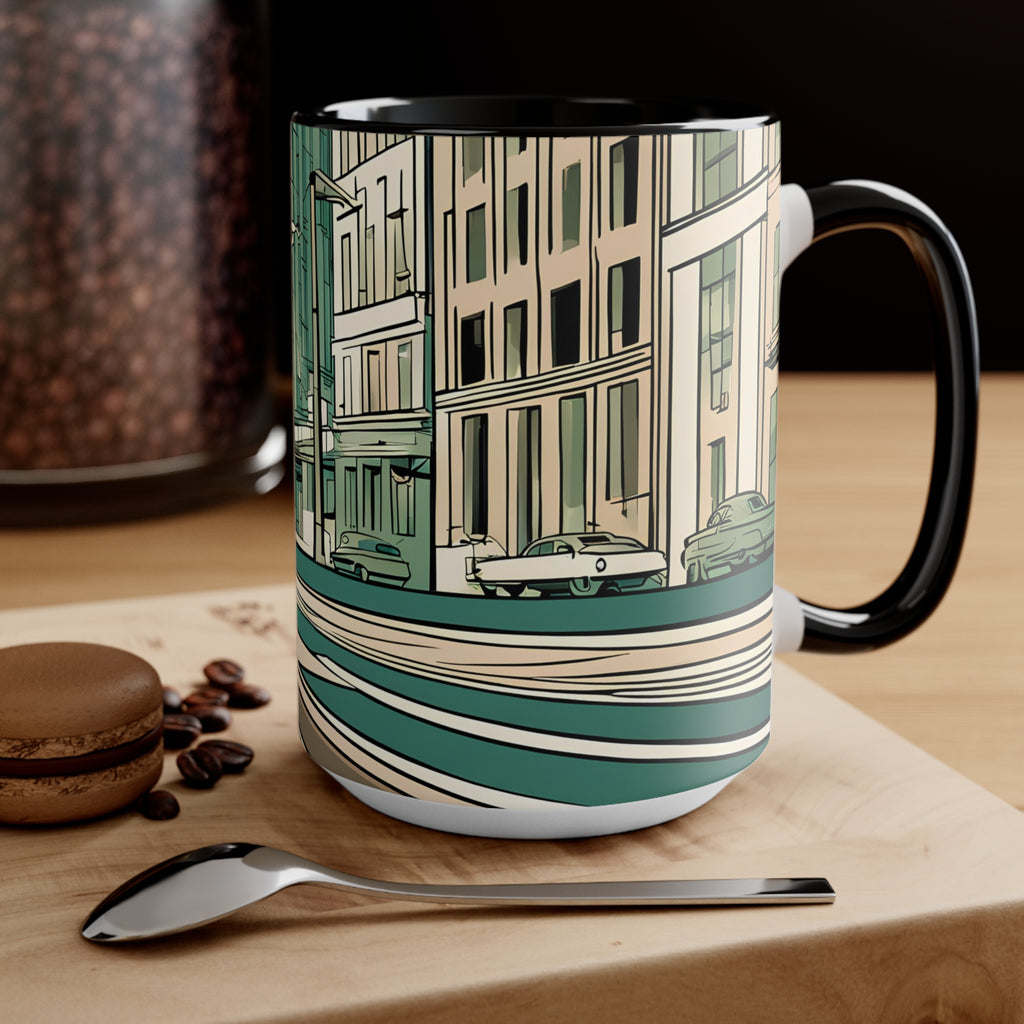 Little Urban Bird, Ceramic Mug - Perfect for Coffee, Tea, and More!