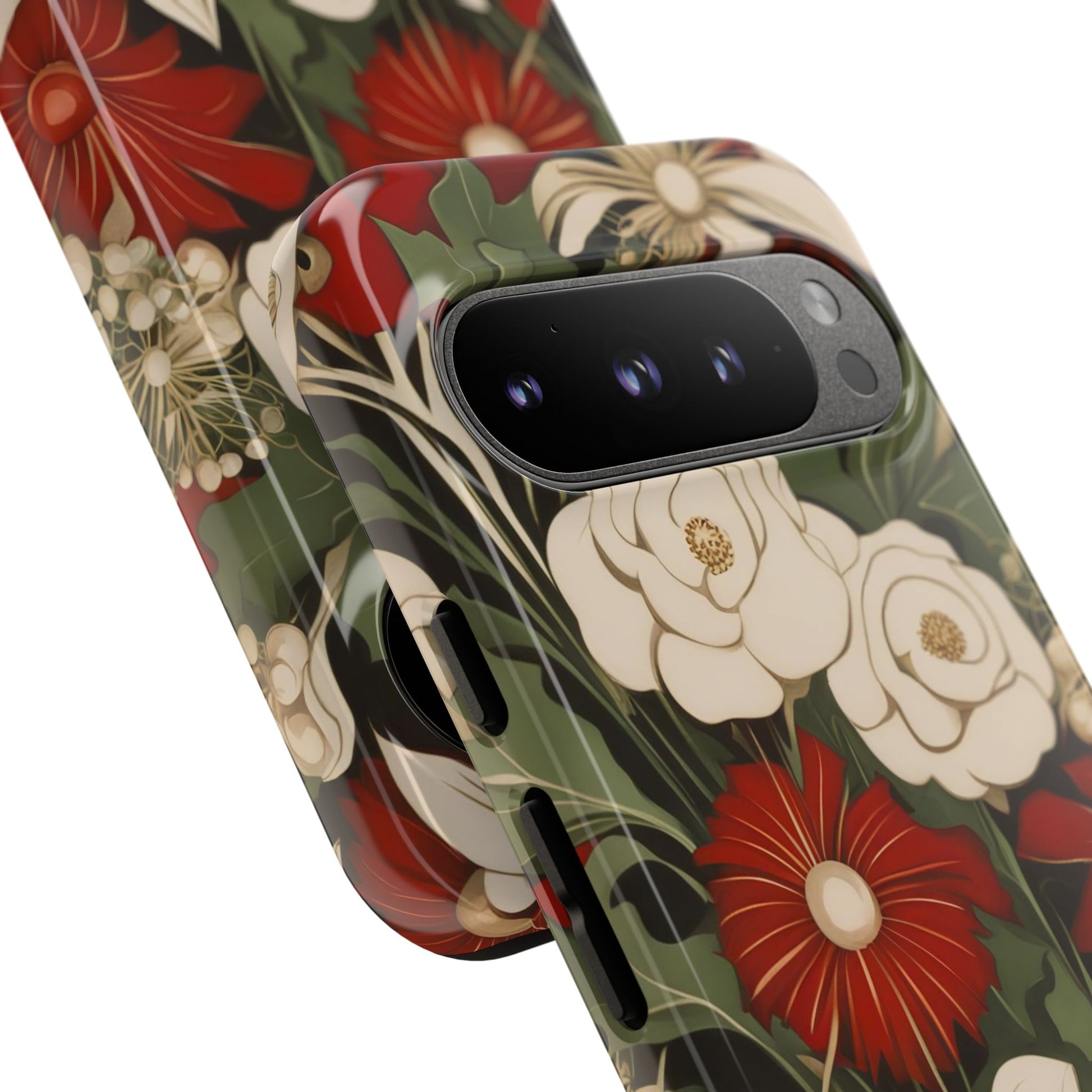Holiday Flowers, Cell Phone Case - Apple, Samsung, Google Pixel