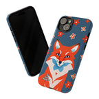 Fox with Flowers, Cell Phone Case - Apple, Samsung, Google Pixel