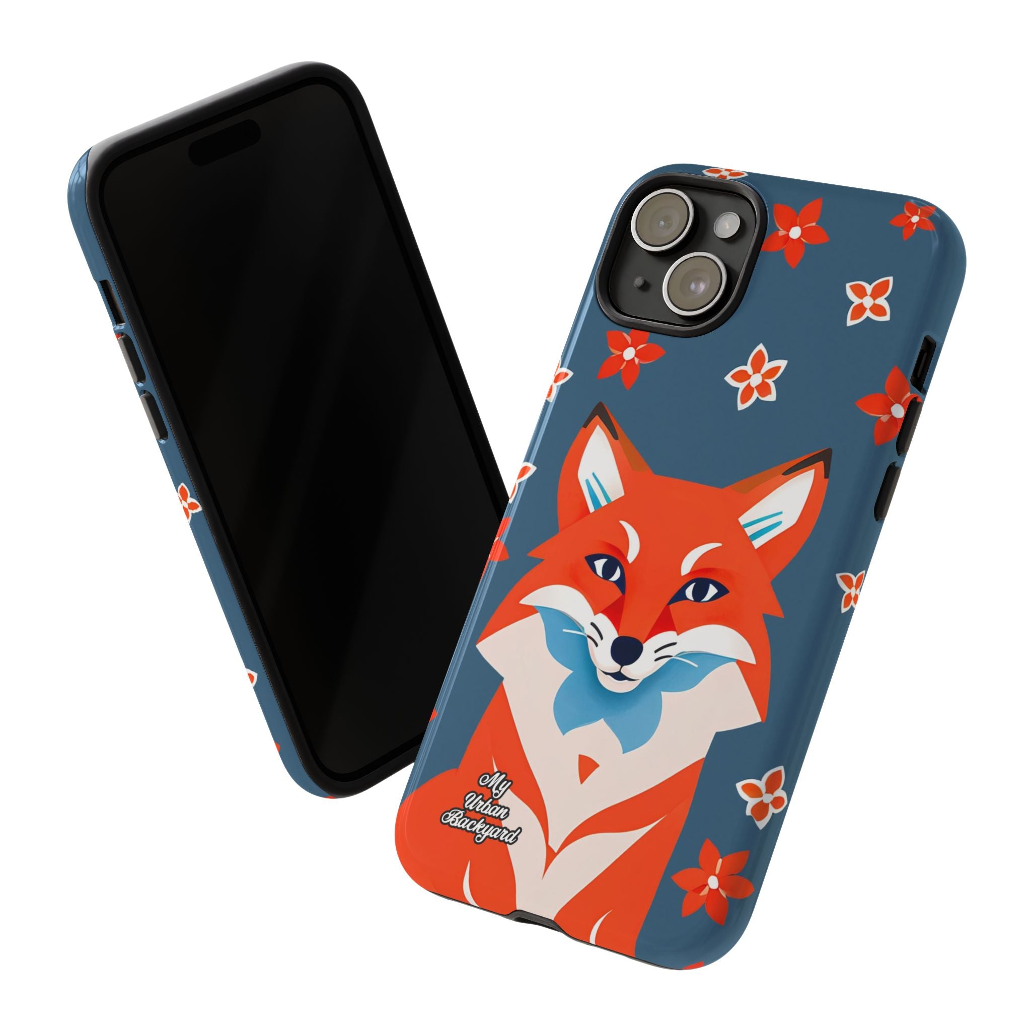 Fox with Flowers, Cell Phone Case - Apple, Samsung, Google Pixel