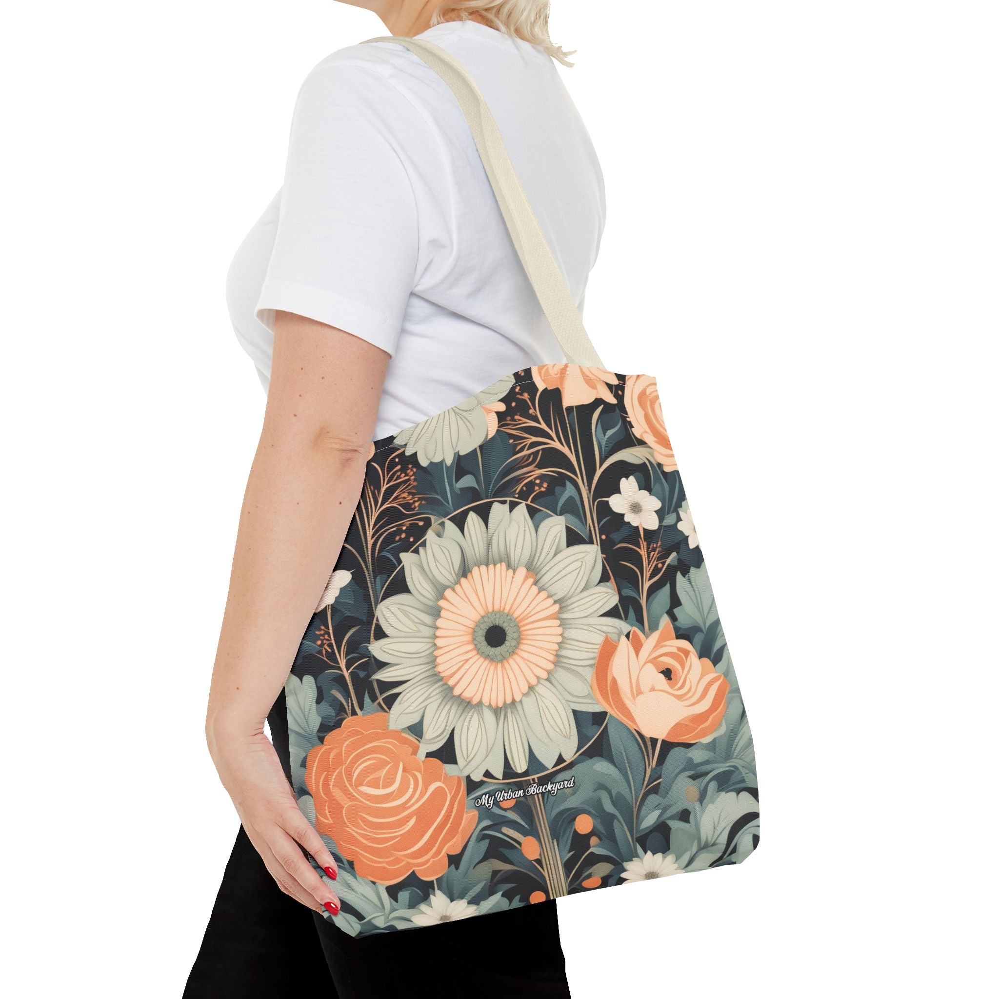 Wildflowers, Tote Bag with Cotton Handles