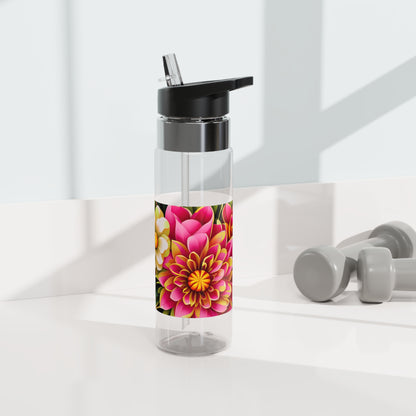 Vibrant Flowers, 20oz Sport Water Bottle, BPA-Free, Tritan™ plastic