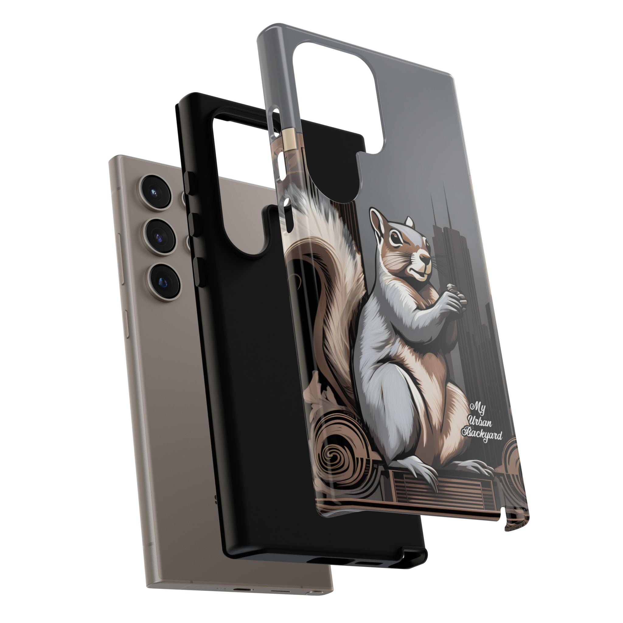 Urban Gray Squirrel, Cell Phone Case - Apple, Samsung, Google Pixel