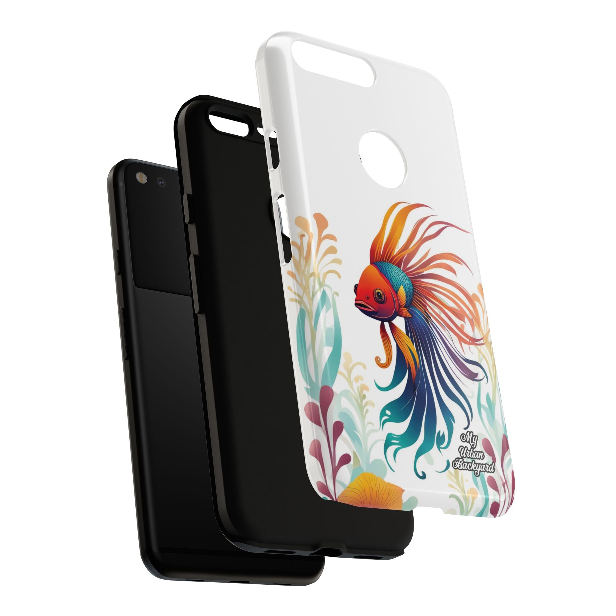 Colorful Betta Fish, Cell Phone Case - Apple, Samsung or Google Pixel