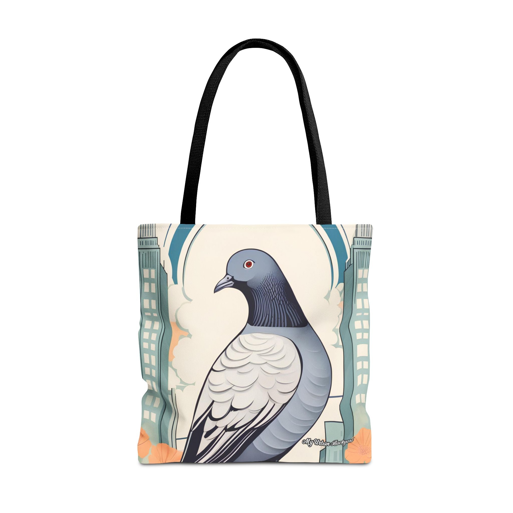 City Pigeon, Bird Tote Bag with Cotton Handles For Everyday Use, 3 Sizes