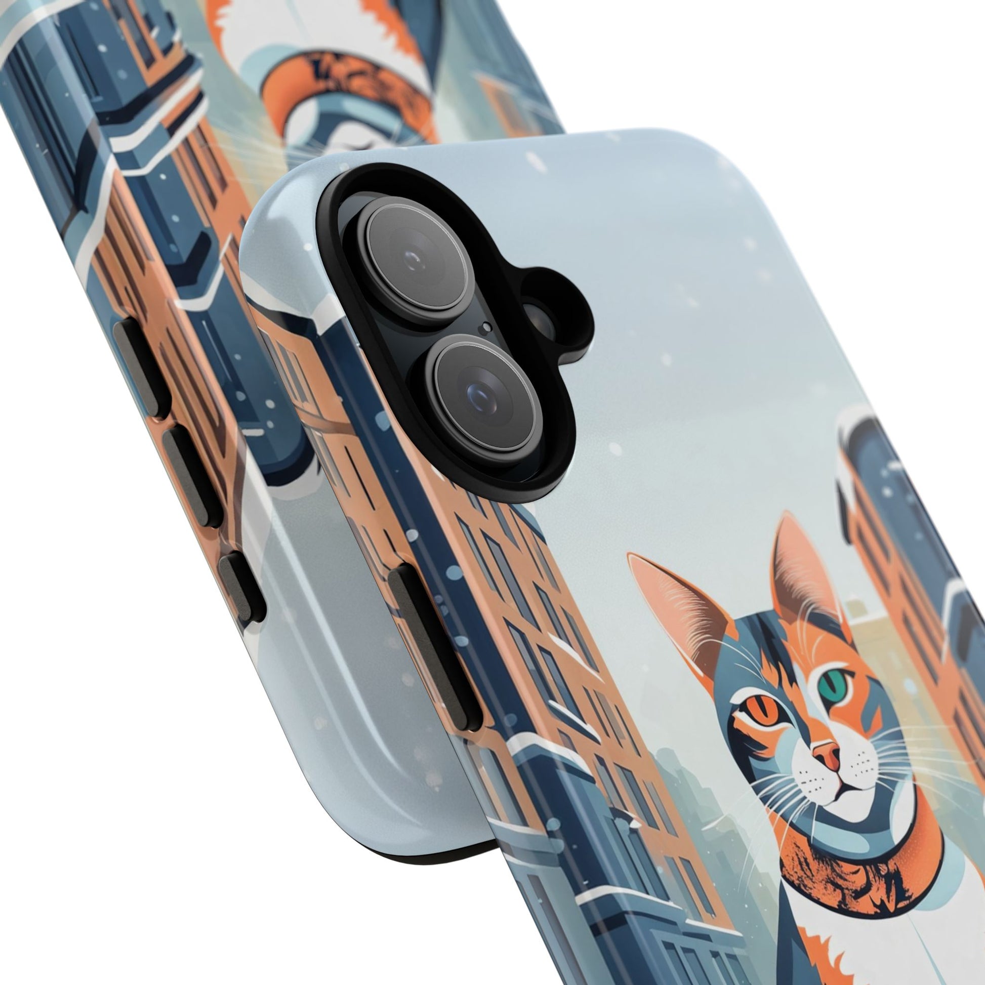 Claws Pawson in the Snow, Cell Phone Case - Apple, Samsung, Google Pixel