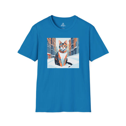 Claws Pawson, Cat T-Shirt, Soft 100% Cotton, Short Sleeve, Classic Fit - Unisex